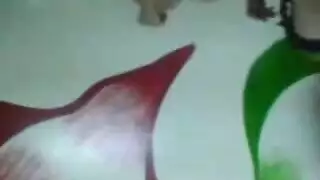 جنس شرجي وحشي: فتاة سورية تدمر طيزها