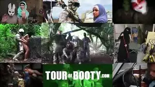 لقاء محجبة: زب الجندي الأسود الكبير في فمها