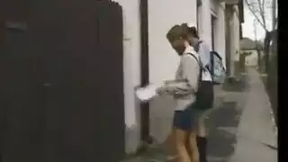 رجل وزوجته يعذبون امرأة بالجرباج