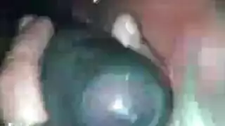 مشهد إباحي: خيال مونيكا بالقضيب الأسود العميق