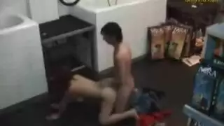 مص كس علي السلم