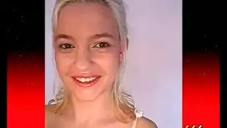 يلعب فاتنة شقراء القذرة مع البظر شعر مع دسار المفضلة لها طوال اليوم